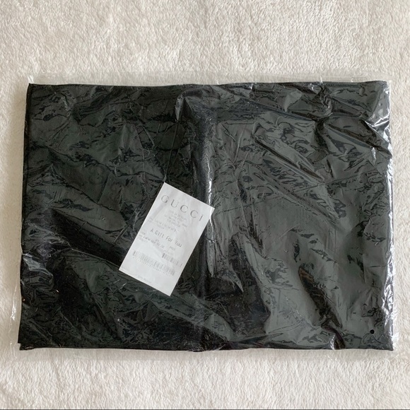 NWT Authentic Gucci Unisex Silk Wool Blend Scarf - Picture 5 of 8